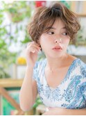 くせ毛風ゆるふわカール無造作前下がりボブc5志木20代30代40代