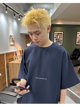 グリーン 高田馬場(green) 【HYUGA】ハイトーンスパイキーショート