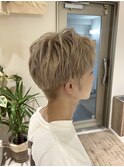 【KANO】メンズマッシュ  ホワイトベージュ