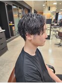 men's/センターパート/メンズパーマ/メンズカット/布施駅