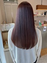 トライベッカスマートサロン(TRIBECA smart salon)&nbsp;髪質改善ウルトワトリートメント×小顔カット×ボルドーカラー