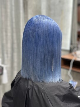 オルズ 渋谷(ALLZ) ブルーケアブリーチハイトーンカラー髪質改善トリートメント