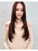イメチェン/似合わせカット/フルバング/レッドブラウン/新宿