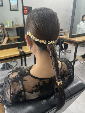 ウェイビー 桜木町店(WAVY) 【WAVY hair set】毛先の先までタイトスタイル