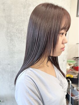 モリオ(morio) ＊愛されかわいい艶髪ブリーチなし暗めピンクブラウン30代40代2