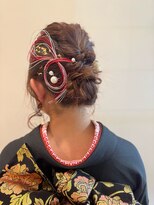 ビアージュ(Viage)&nbsp;#編み込み #くるりんぱ #みずひき #金箔 #お団子 #成人式