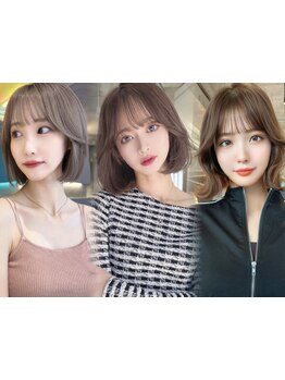 【カット+クイック改質改善\4980】骨格修正にトレンドを合わせた似合わせカット！[ショート/ボブ/岐阜]