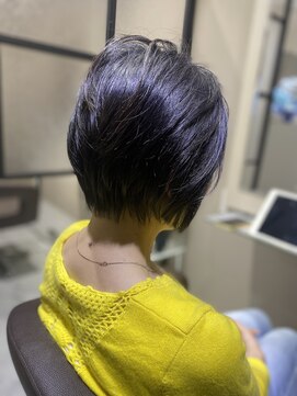 あお へあさろん ショート