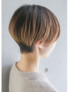 ソウ アオヤマ(SO aoyama) コンパクトショート　大人可愛い丸みヘア　マッシュショート