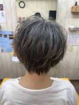 ブレイブシザー(BRAVE SCISSOR)&nbsp;癖を活かしたラフな質感の丸みショート