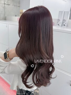 エヌアイ オモテサンドウ(ni omotesando) うるつやラベンダーピンクカラー くびれヘア