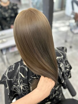 ペレ 栄店(PELE) くびれヘア/アプリコットオレンジ/夏のヘアアレンジ/栄