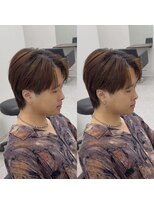 ブライト(BRIGHT)&nbsp;ナチュラル　センターパート