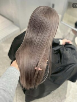 ペレ 梅田(PELE) くびれヘア／アプリコットオレンジ/夏のヘアアレンジ/梅田