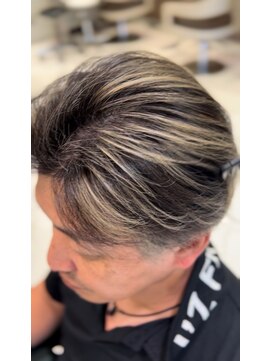 アッシュ 戸田公園店(Ash) 「メンズ白髪ぼかしハイライト｜1ヶ月後も自然」