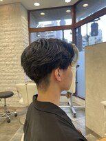 アース 福岡天神赤坂店(HAIR & MAKE EARTH) メンズ/ウルフ/ブリーチカラー/20代/メンズカット/メンズパーマ