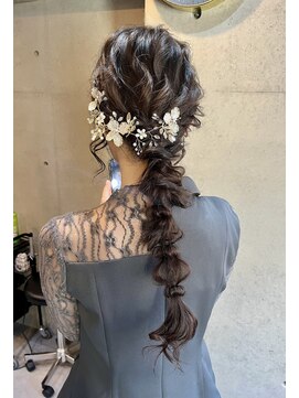 編みおろし/ヘアセット/お呼ばれヘア