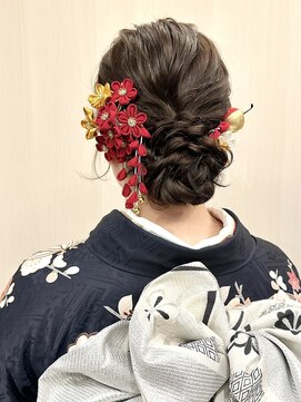成人式　ヘアセット＆振袖着付　［所沢］