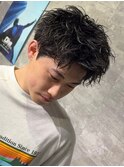 大分スパイキー束感ショート