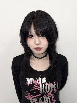 ココ 原宿(KOKO) 大人ガーリー/ダークアッシュ/ミディアムレイヤーカット