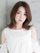 ニューヨークニューヨーク ピオレ姫路店(NYNY)&nbsp;ブラウンカラー×ワンカール外ハネ