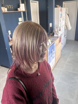 アンチ(ANTI) インナーカラー/アウターカラー/ピンクカラー