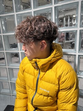 ブレス 西葛西店(BLESS) 【青木】スペインカール/ブラウンカラー/メンズパーマ/西葛西