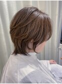 愛されレイヤーカット小顔カットショートボブ髪質改善カラー