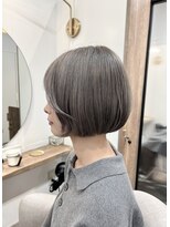 シア 綾瀬店(SHEER)&nbsp;ボブのグレーベージュカラー