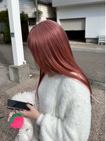 アフターニュース 新潟(afternews)&nbsp;ピンクベージュ/ケアブリーチ./ダブルカラー/髪質改善/新潟