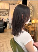 涼しげ30代からのストレートカール