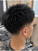 テーパーフェード/アップバング/スパイキーショート/千葉駅