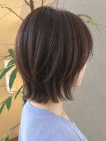 トップヘアー ガーデンヴィラ 安城(Garden Villa)&nbsp;安城外ハネウルフくびれレイヤーショートボブアッシュ30代40代