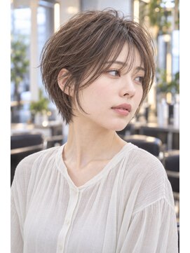 アーダーヘアサロン 森田店(ADER HAIR SALON) 抜け感ふんわりショート_透明感アッシュカラー