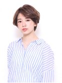 [Hair desin Caska] 大人の耳かけエアリーショート