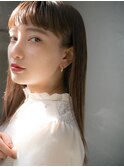 ラウンドバングでおしゃれ上級者に☆