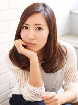 エマージュ 橋本(Emerge) 大人なセミディワンカールストレートスタイル[橋本駅]