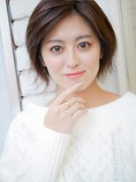 クアトロ グランシュ 川崎店(QUATRO × GranCieux)&nbsp;大人かわいいカジュアルショートボブ