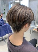 マッシュショート、ハイライト、マニッシュショート