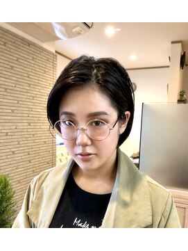 ハナイ ヘアーデザイン(HANAI hair design) ハンサムボブ