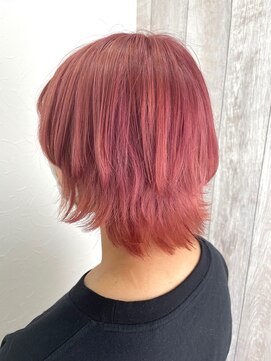 シエル 立川店(CIEL) 【CIEL×久光】ペールピンク×ウルフカット