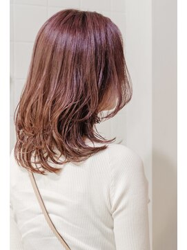 ルーシー ヘアデザインワークス(Lucy Hair Design Works) サロンワーク×モーブピンクカラー