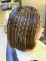 エディット アンド 緑地(Edit&) 白髪ぼかし大人ハイライト