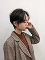 ベストヘアー 上本郷店 センターパートのハンサムショートです！黒髪でもバッチリ！