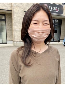 フィオーレ ヘアデザイン(FIORE hair design) グレージュ ベージュ 大人可愛い