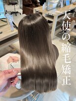 アース 東戸塚店(HAIR & MAKE EARTH) 20代30代大人可愛い髪質改善グレージュストレート透明感