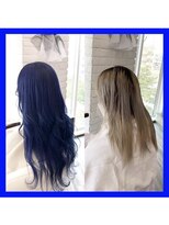 クラン ヘアーアンドスタジオ(CLAN hair & studio)&nbsp;ハイトーンエクステブリーチインナーミルクティーベージュ