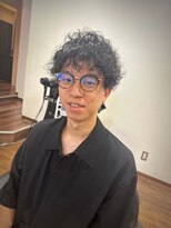 アクティフ(actif)&nbsp;30代男性 秋先取りスパイラルパーマ　-名古屋美容室actif-MJ有紀