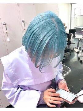 ゲーム 渋谷店(GAME) ブリーチダブルカラースカイブルーデザイン韓国