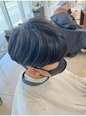 お子様カット すっきりメンズマッシュヘアカジュアル爽やか